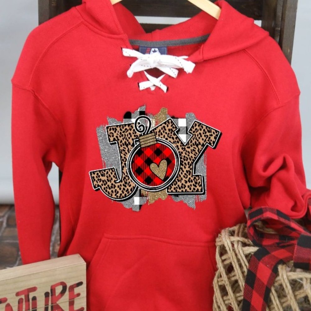Joy Lace Up Hoodie